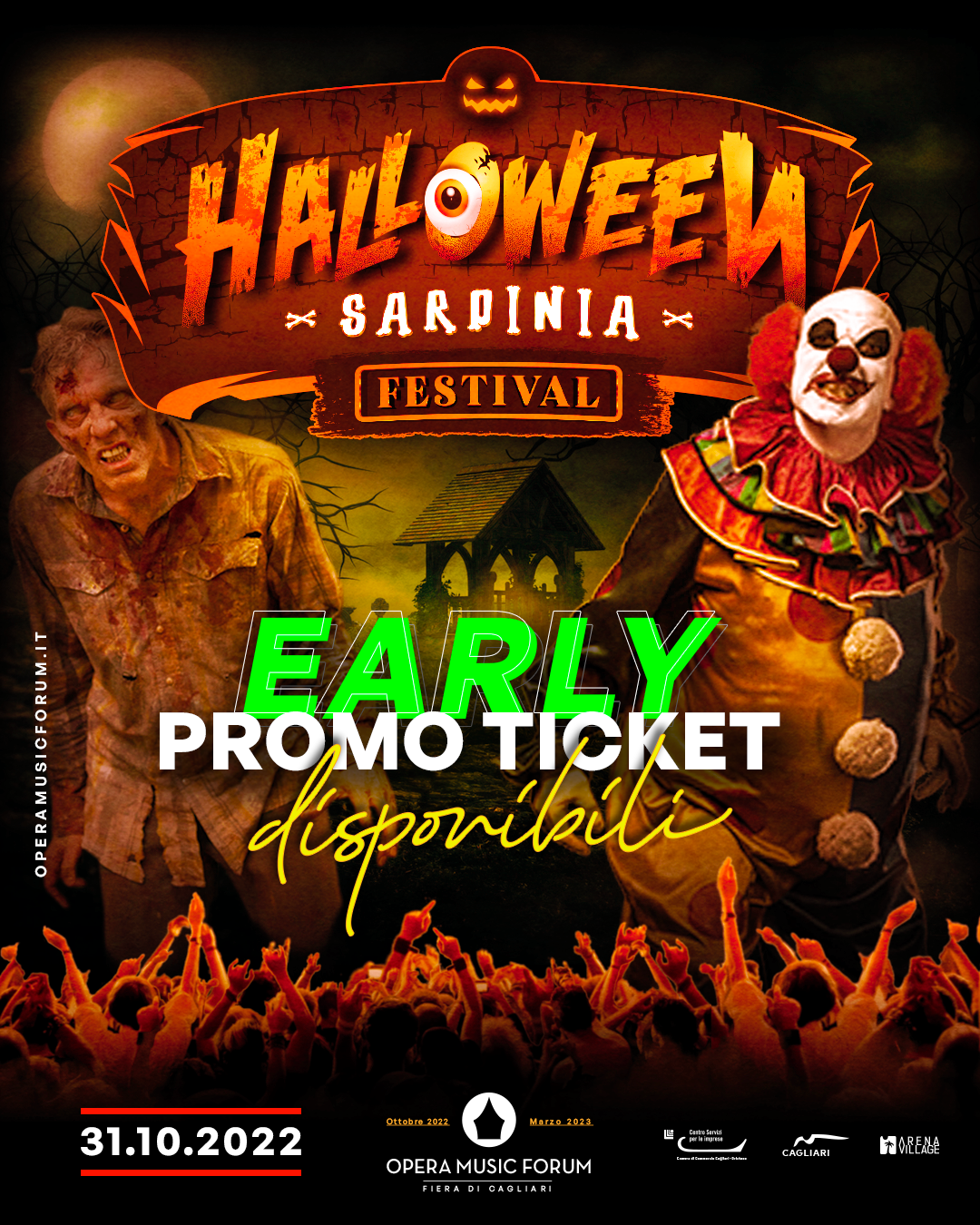 HALLOWEEN SARDINIA FESTIVAL 31/10/2022 Boxoffice Sardegna